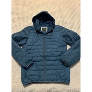 Quicksilver french blue puffer jacket size M
